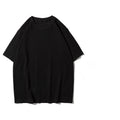 Mens Oversized Short Sleeve Solid Color T-shirt Black